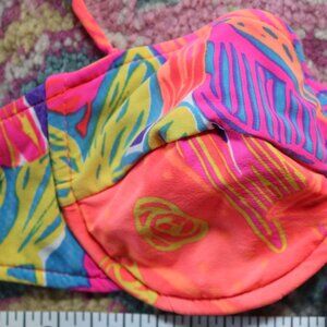 Neon Vintage Bikini Top